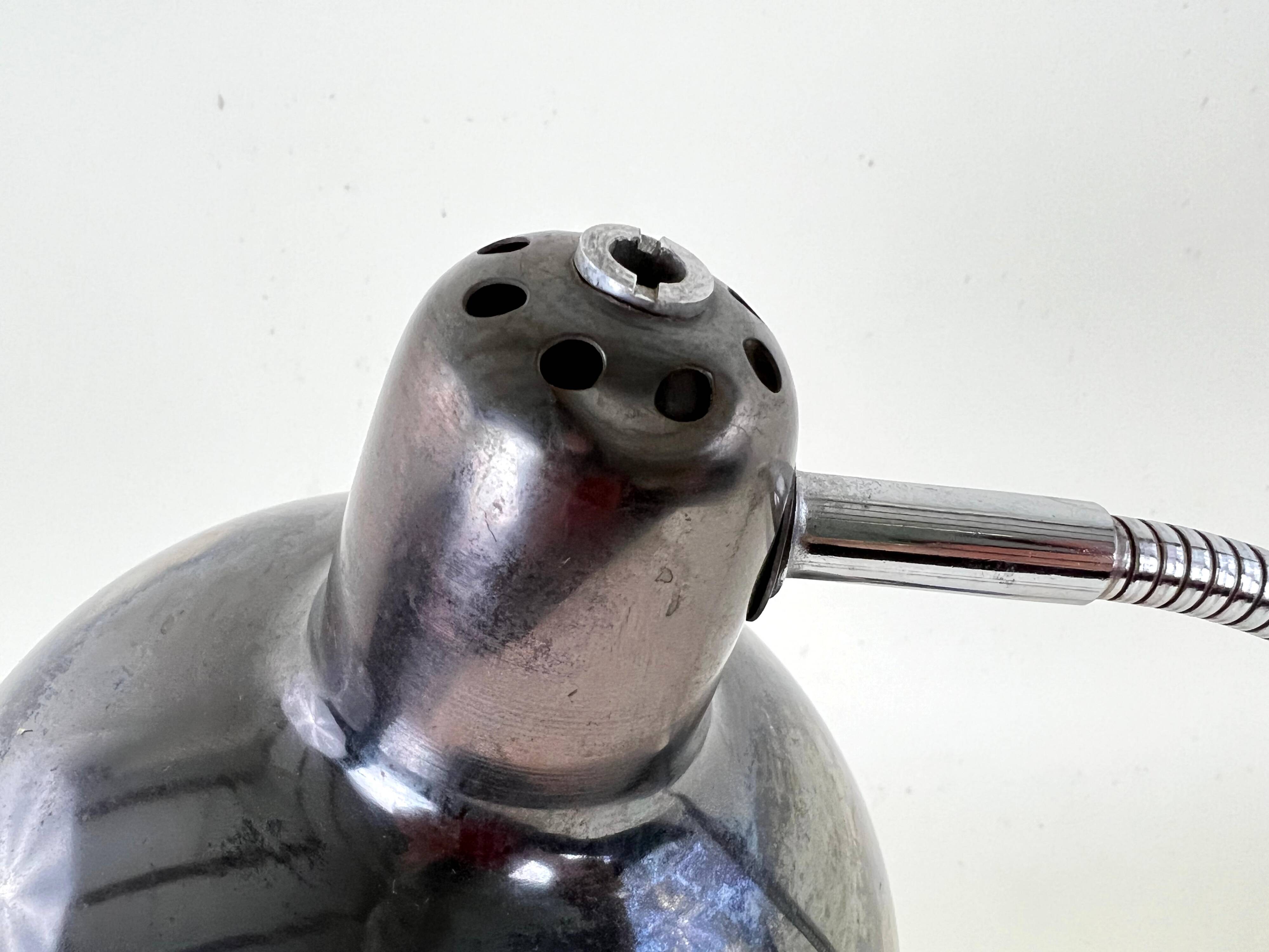 Old Table Lamp Wall Light in Aluminor Metal Vintage 50s/60s