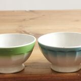 Service of 4 earthenware bowls from Badonviller