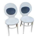 Pair of Baumann chairs, "seagull" model