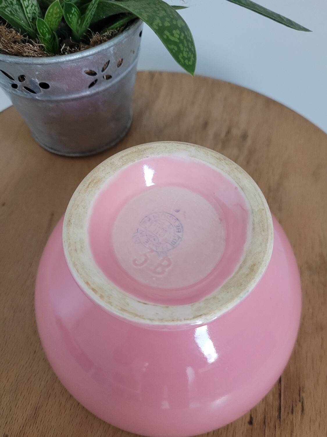 Bol porcelaine opaque rose