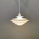 Danish designed hanging lamp, produced by JEKA (closed in the 1990s) model 1029-P