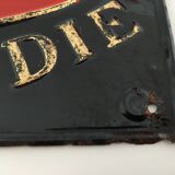 Antique enamelled plate 1900