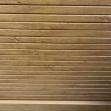 Low storage unit, 70s/80s three height-adjustable shelves