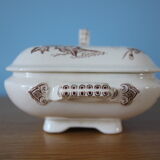 Iron earth vegetable bowl decorated with butterflies - Primrose model