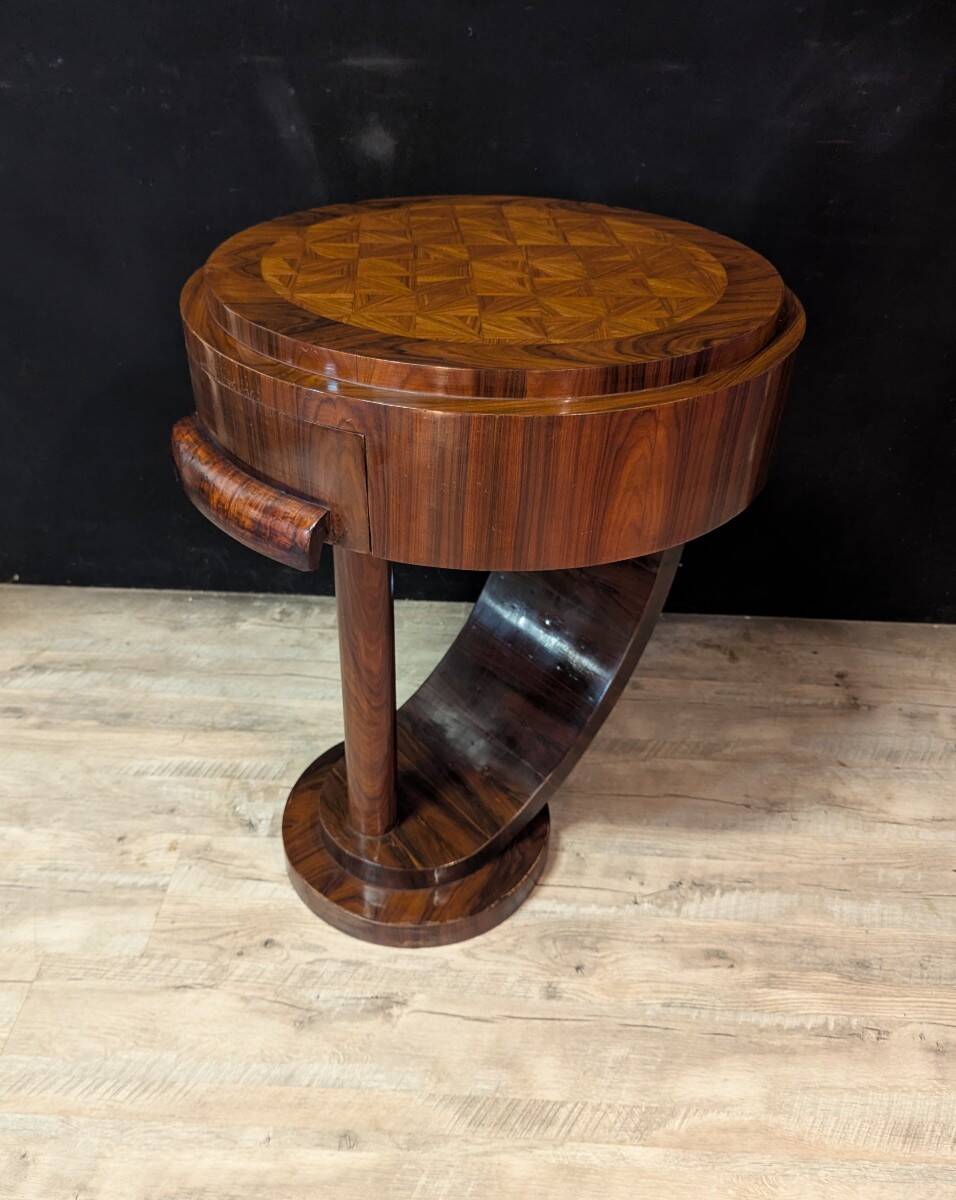 Table guéridon Art déco en palissandre