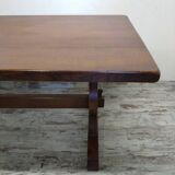 Solid oak farmhouse table