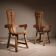 Deux fauteuils brutalistes par De Puydt | Belgique années 1970