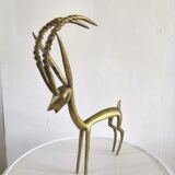 Vintage bronze antelope