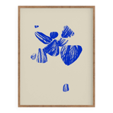 Abstract blue giclee print, 50x70cm