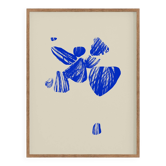 Abstract blue giclee print, 50x70cm