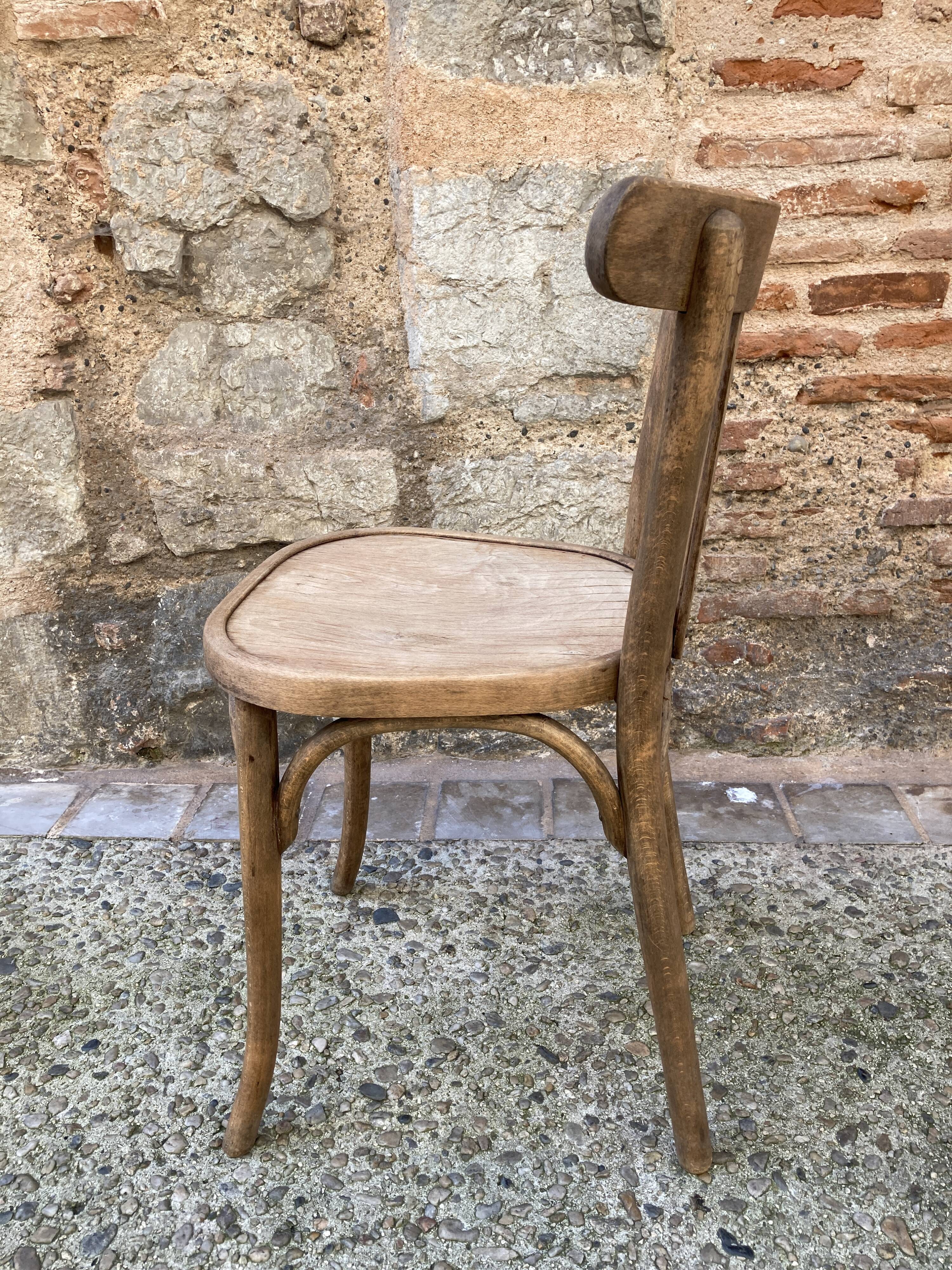 Wooden bistro chair