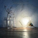 Vintage glass hanging lamp