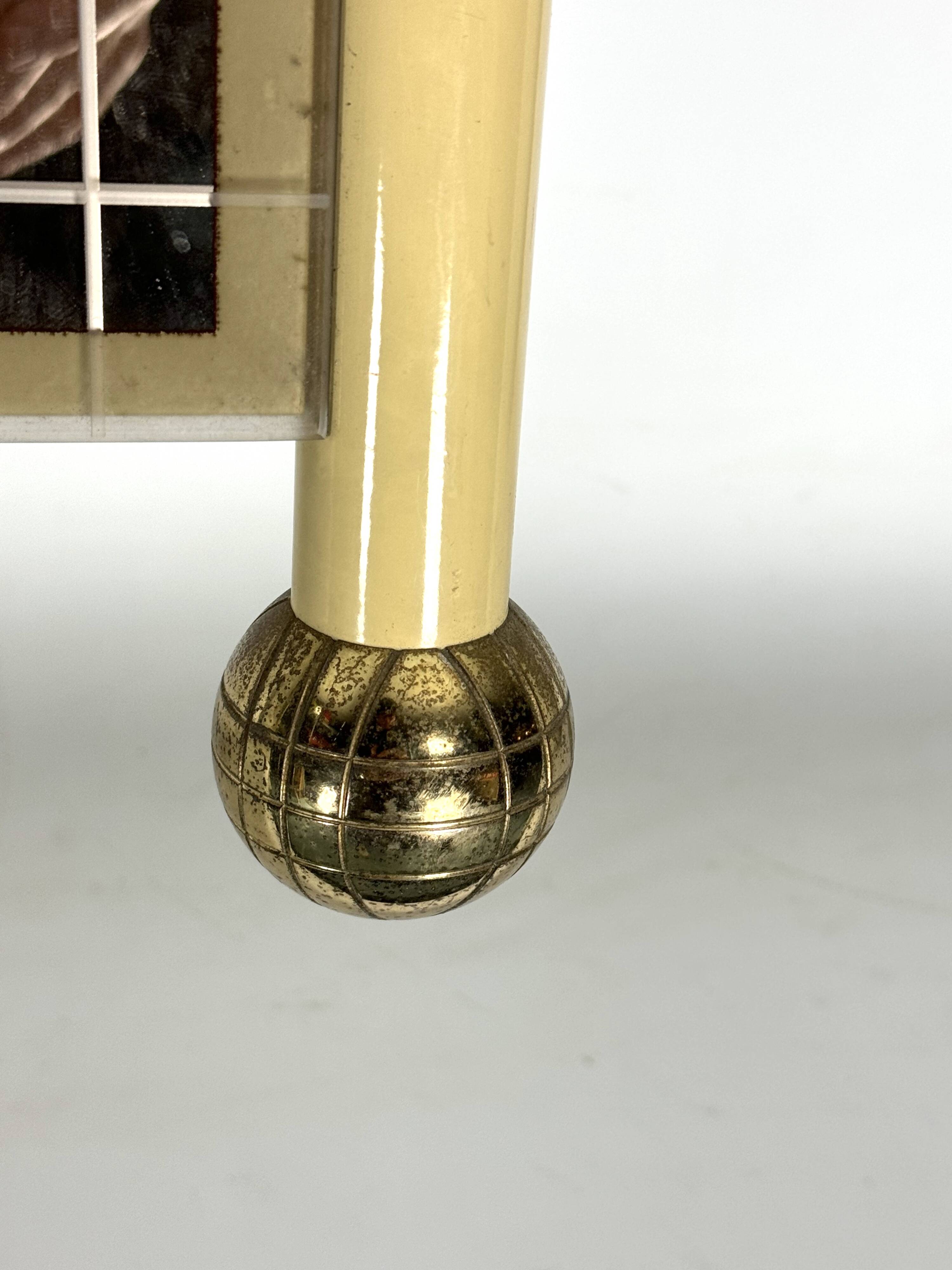 Italian Vintage Mirror in Tommaso Barbi style. Italy 1970s