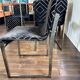 Suite de 6 chaises vintage années 70 style Milo Baughman