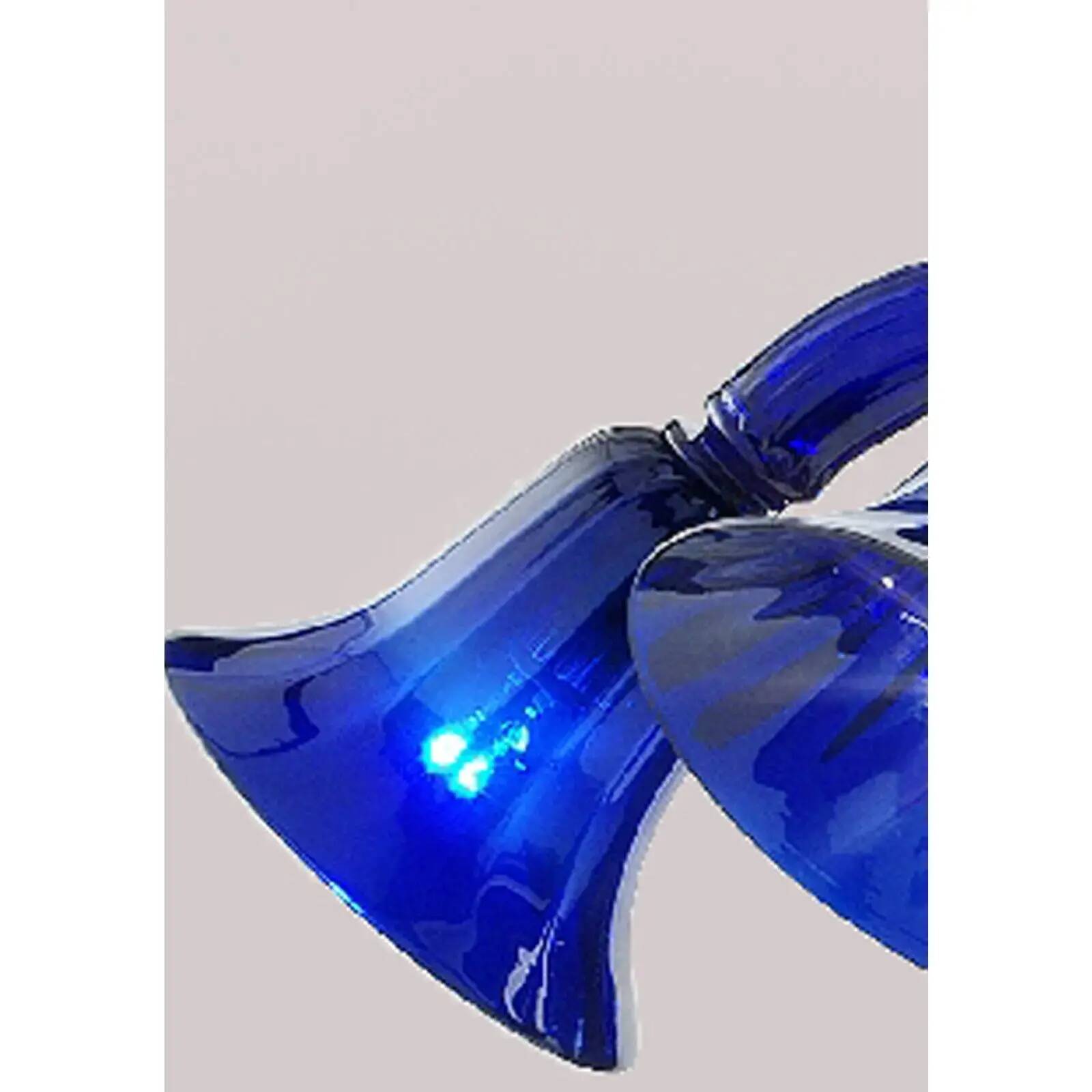 Contemporary Pop Blue-Ocean Murano Style Glass Chandelier with 8 Arms
