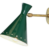 Pair of wall sconces duck green casserole