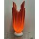 Lampe de table drapée française par Georgia Jacob, années 1970.