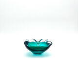 Murano Sommerso bowl - Flavio Poli - Sapphire Blue & Emerald
