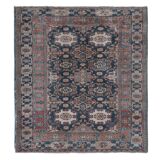 Tapis noué à la main turc vintage 142x155 cm