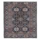 Handknotted Square Caucasian Blue Shirvan Rug 4'5" X 5'1"