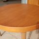 Table ronde scandinave extensible