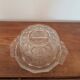 Glass bell and dish