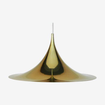 Semi brass hanging lamp design Claus Bonderup & Thorsten Thorup for Fog-Morup, Denmark