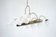 Mid-Century Venini Reticello Glass Chandelier, 8 Arms, Murano, Italy 1940s