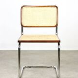 Pair of vintage Cesca B32 brown chairs by Marcel Breuer