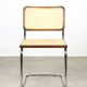 Pair of vintage Cesca B32 brown chairs by Marcel Breuer