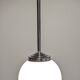 Art Deco opaline ball pendant light circa 1930