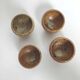 Set of 4 vintage stoneware shells