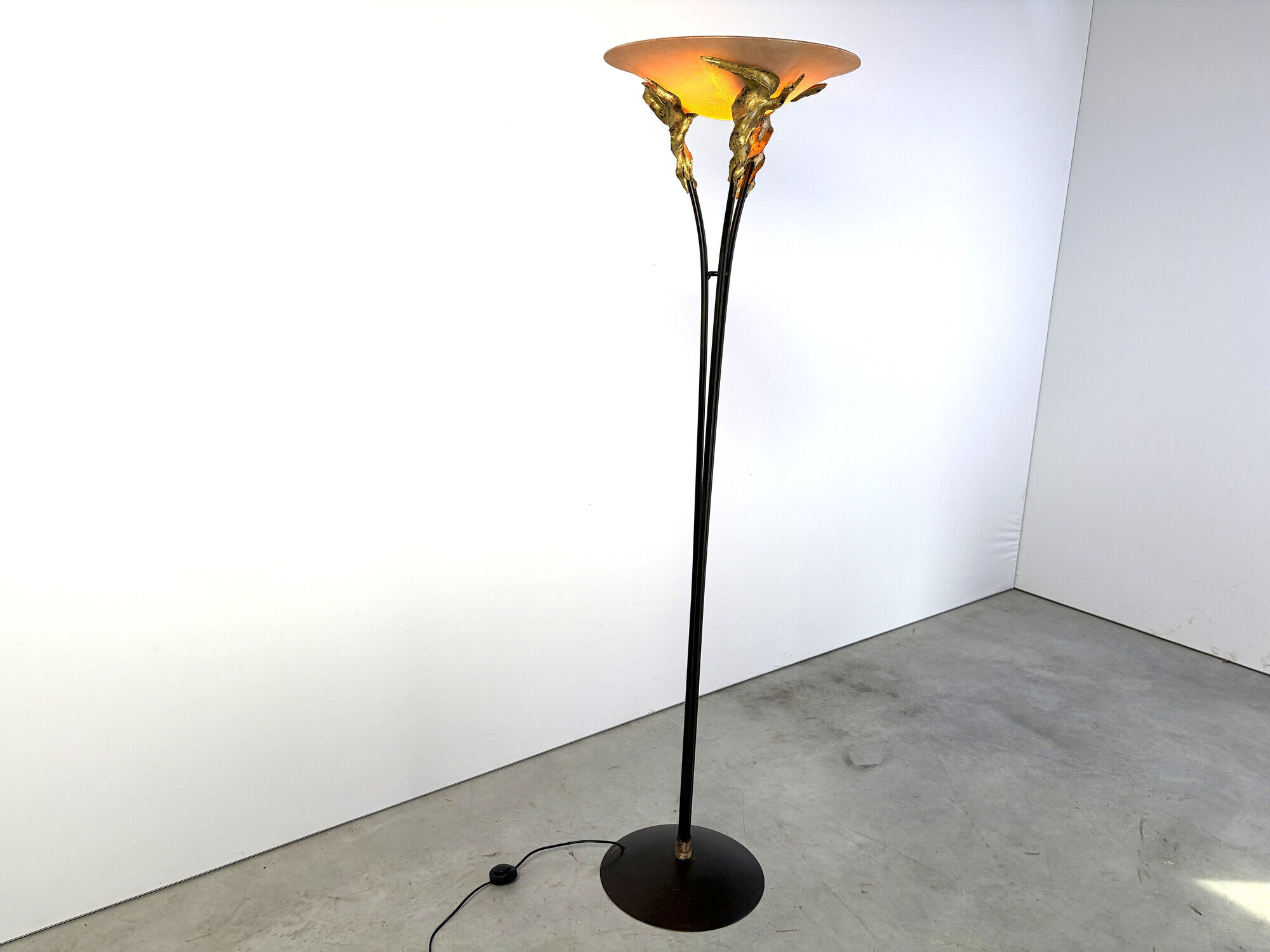 Art deco style floor lamp by Ligne D, 1980s