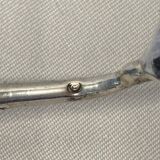 Old silver sprinkling spoon Old Man XIXth