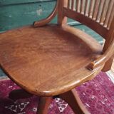 American oak office chair 1950