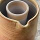 Sandstone pitcher with ice compartment