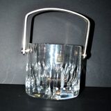 Glaçon Avignon ice bucket in Saint-Louis crystal with BAR WHISKY label
