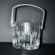 Glaçon Avignon ice bucket in Saint-Louis crystal with BAR WHISKY label