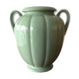 Green vintage water vase