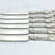 GEORGES FLAKENBERG - 6 SILVER FRUIT KNIVES