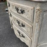Ancienne commode Plateau en bois