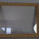 Old frame gilded stucco wood glass 46.5x35.5 cm, hardwood 41.7x32.7 cm SB