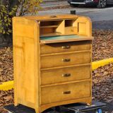Secretary chest of drawers art deco style secretary