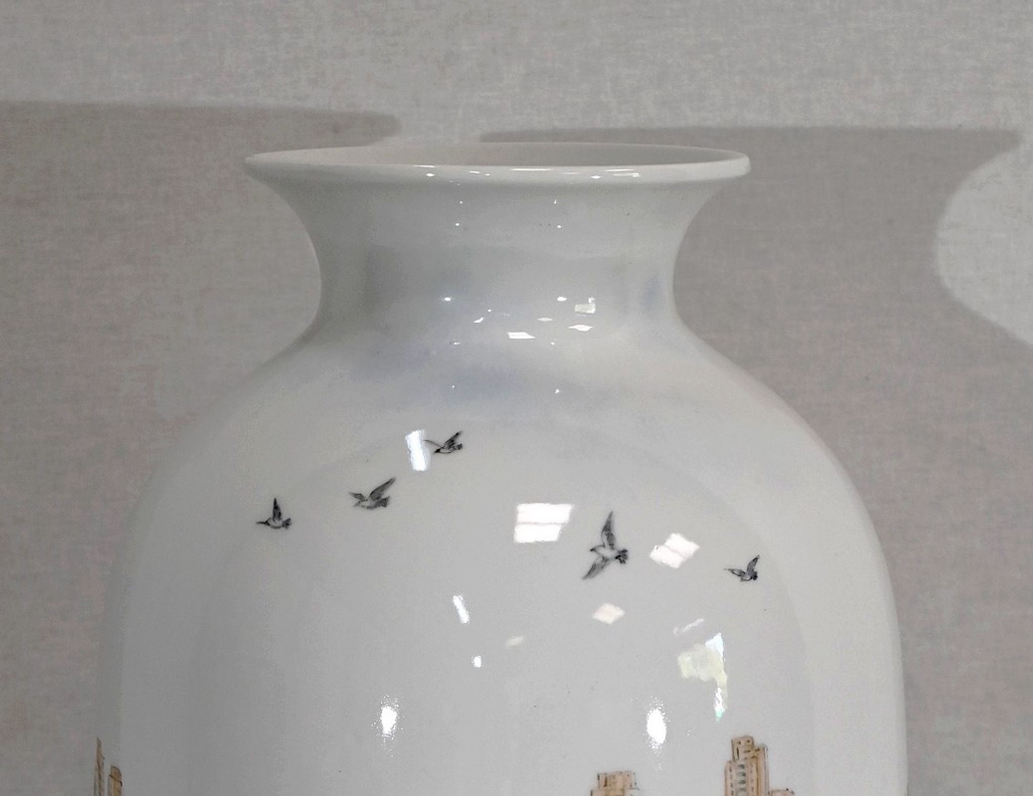 Vase en porcelaine du Japon - XXe