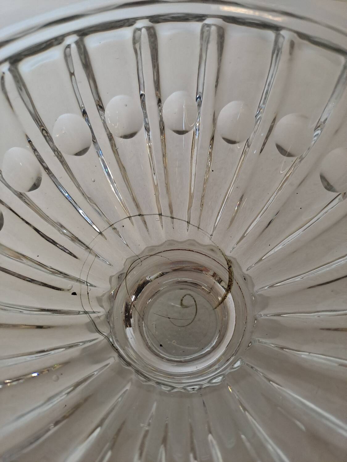 Baccarat Saint Louis 19th century crystal bezel