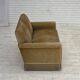 1970s, Danish 2-seater sofa, green furniture velour.