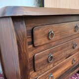 Brutalist elm chest of drawers