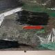 abstract oil painting on canvas by Simone Ciani, 80x50 cm