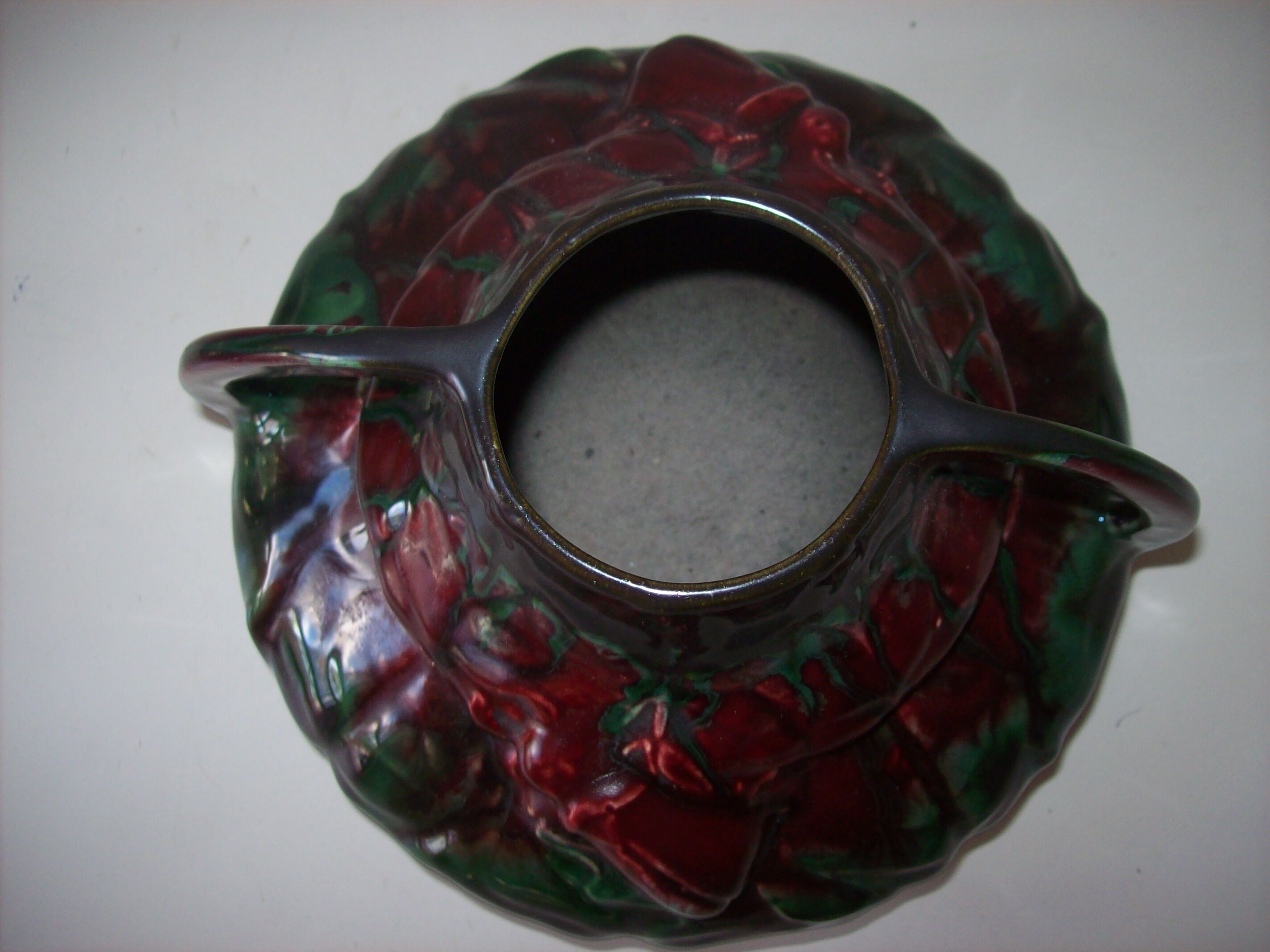 Art Nouveau vase has decoration of beetles