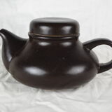 Black teapot - Gresline, Franco Pozzi, Italian design - 1970s